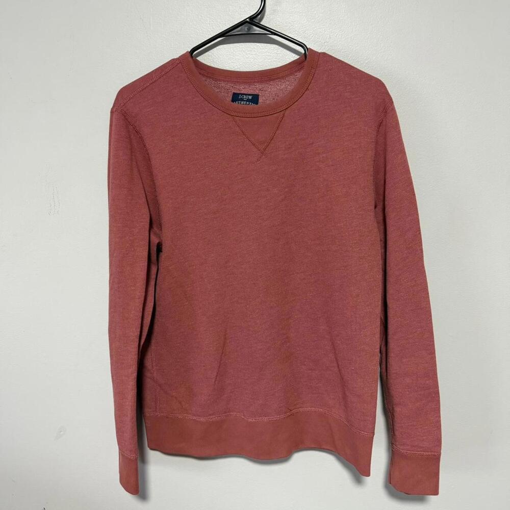 J.Crew Women's Pink and Red Sweatshirt